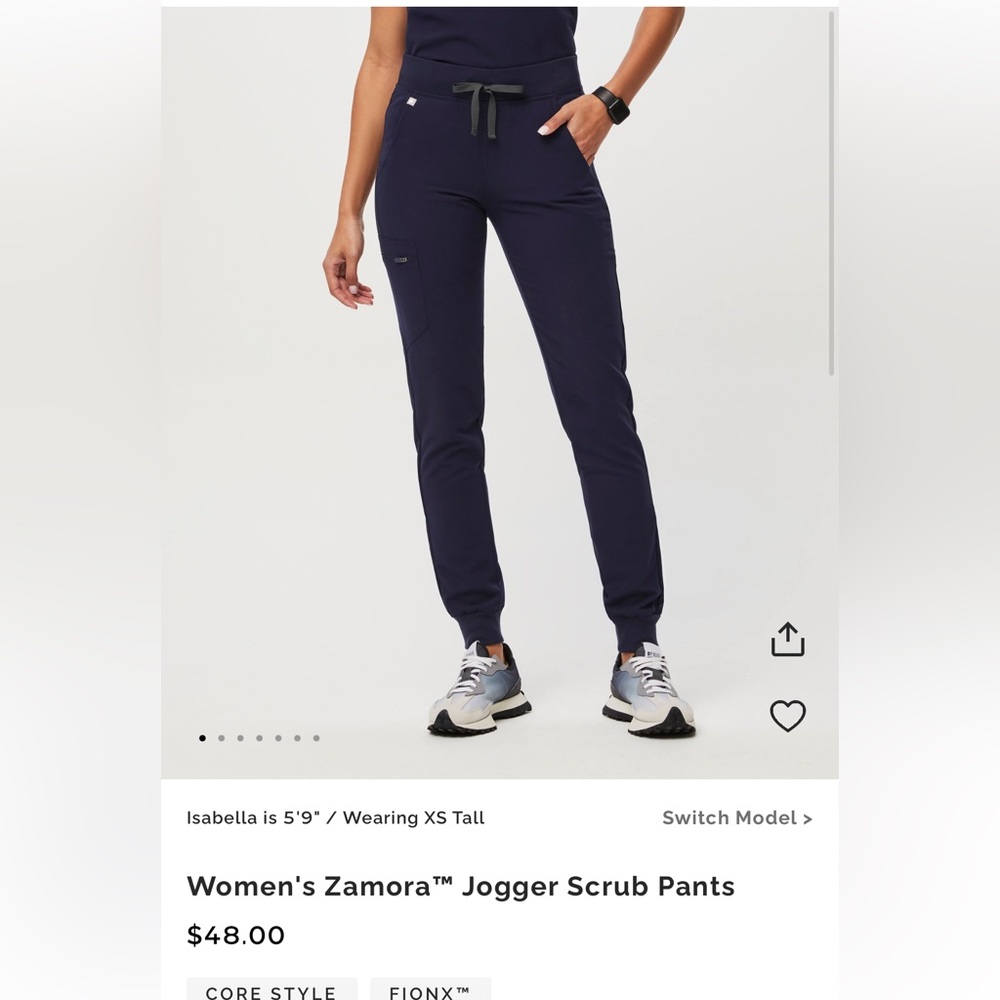 Figs Dark Harbor Small Petite joggers